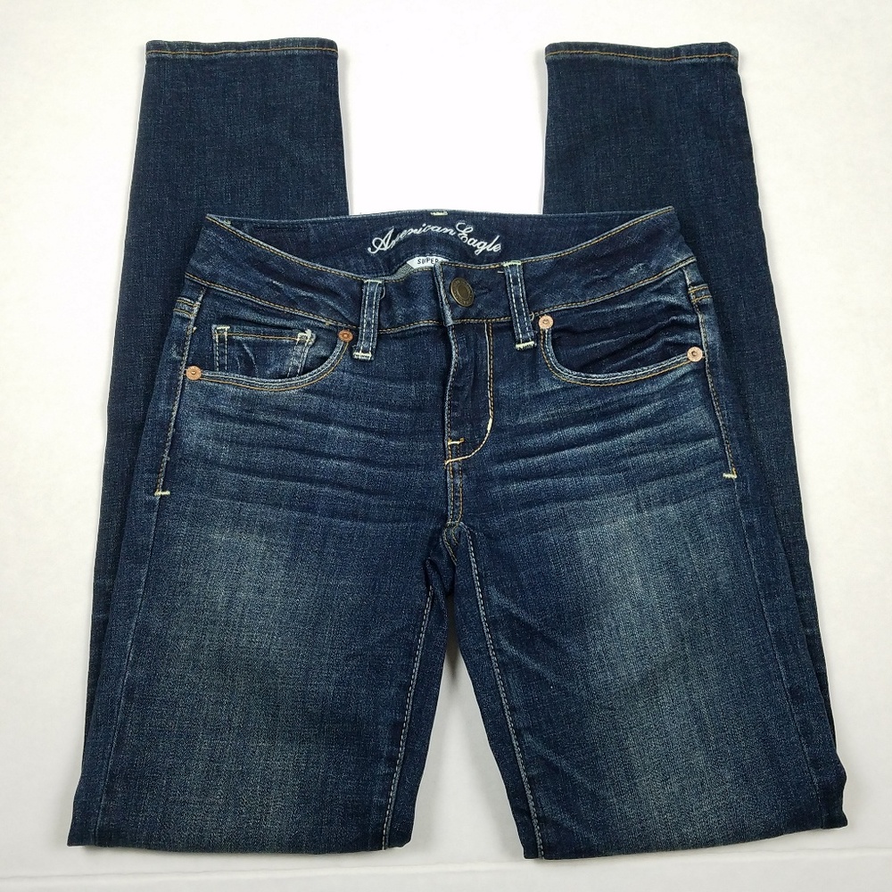 American Eagle Dark Wash Skinny Jeans AEO
